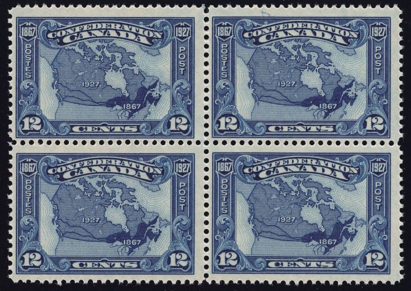 Canada Scott 145 Block 2x2  Mint NH OG 1927 Lot AD3006