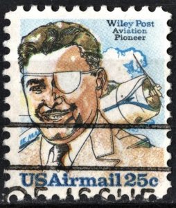 SC#C95 25¢ Wiley Post Single (1979) Used