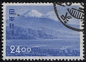 JAPAN  1951 Sc 526 Used  VF  24y  Mt Fuji