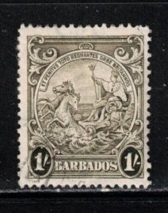 BARBADOS Scott # 200a Used - Olive Green Shade