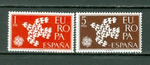 SPAIN 1961 EUROPA #1010-1011 SET MNH...$0.70