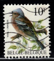 Belgium -  #1230 Birds - Used