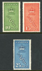 Denmark 1929 Semi Postal Set Scott #B3-B5 Mint B378