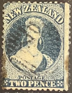 New Zealand 1863 SC 17 Used