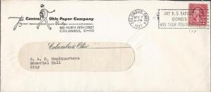 # 634 on Legal Size Window Envelope, c/c for The Central ...