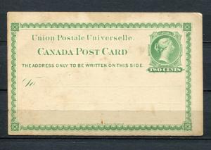 Canada 1897 Postal Card unused  3294
