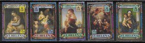 St Helena Scott #'s 556 - 560 MNH