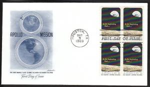 U.S. 1371 Apollo 8 Block 4 Artmaster U/A FDC