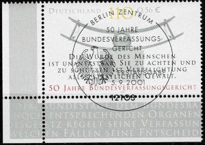 Germany 2001,Sc.#2137 used, 50th Anniversary of German Federal Constitutl. Court