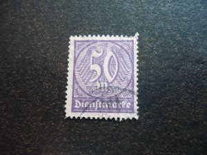 Stamps - Germany - Scott# O8 - Used Single Stamp