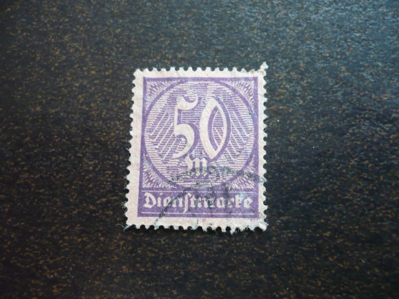 Stamps - Germany - Scott# O8 - Used Single Stamp