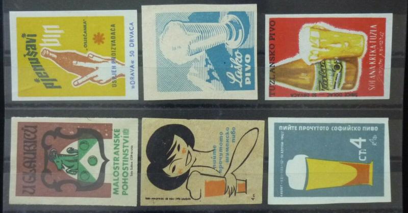 Match Box Labels ! drink beer light beer GN6