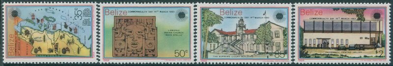 Belize 1983 SG731-734 Commonwealth Day set MNH