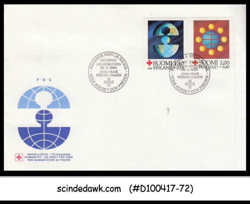 FINLAND - 1984 RED CROSS - 2V - FDC