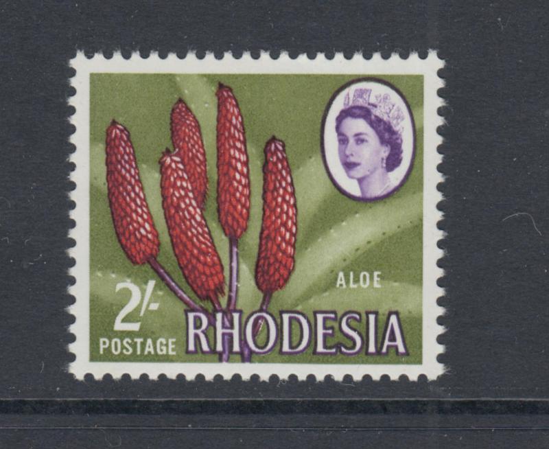 XG-L643 RHODESIA - Flowers, 1966 Aloe, Definitive 2/- MNH Set