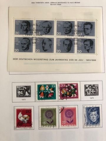 Germany Album w/over 1000 Stamps....See Scans and Description
