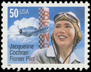 US Sc 3066 VF/MNH - 1996 50¢ Jacqueline Cochran - P.O. Fresh