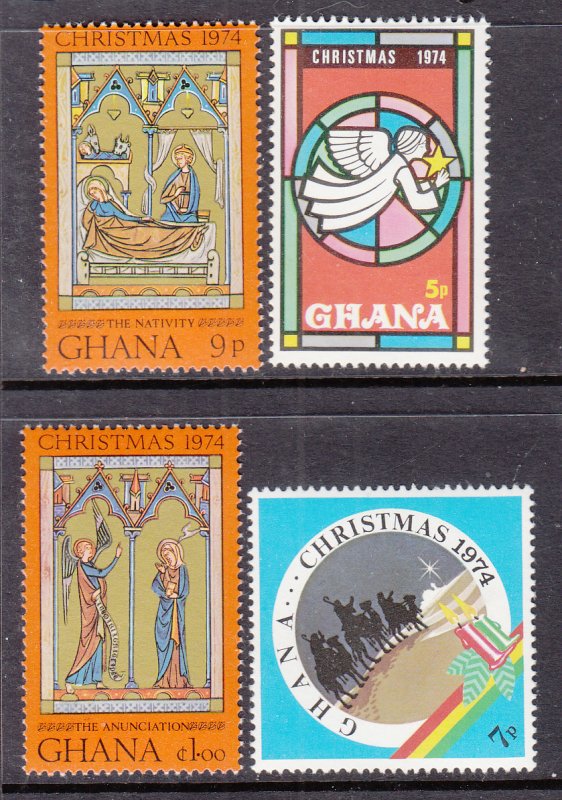 Ghana 544-547 Christmas MNH VF