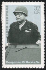 SC#3121 32¢ Benjamin O. Davis Single (1997) SA