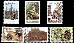 Tanzania 1772-77 MNH 1998 Tourism (an7537)