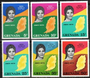 Grenada Sc #403-408 Mint Hinged