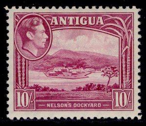 ANTIGUA GVI SG108, 10s magenta, LH MINT. Cat £22.