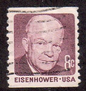 USA 1402 - Used - Pres. Dwight D. Eisenhower (Coil) (2)