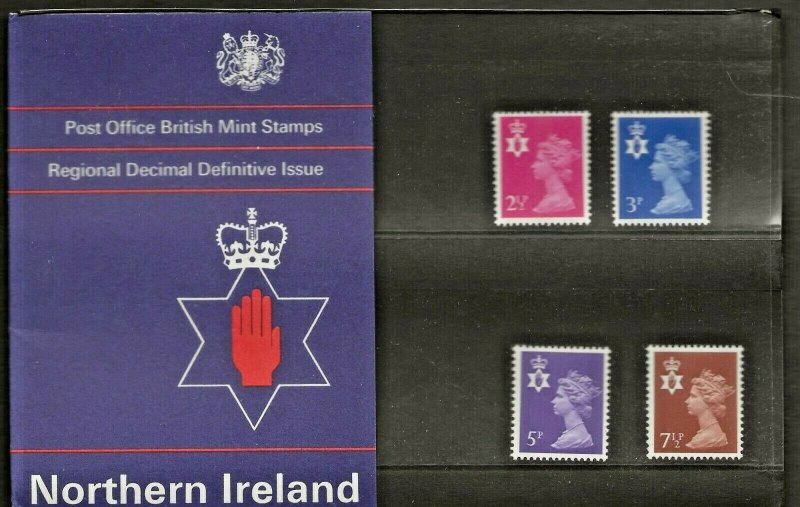 1971 NORTHERN IRELAND MACHIN COUNTRY DEFINITIVE PRESENTATION PACK 29 