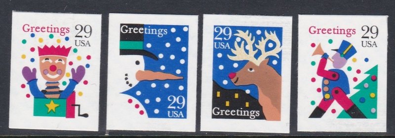 2799-2802 Christmas MNH