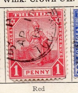 Trinidad 1909 Early Issue Fine Used 1d. NW-255759