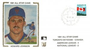 1991 All Star Game - Howard Johnson - Canada - F26885