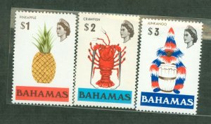 Bahamas #328-30  Single