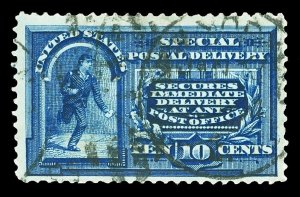 Scott E4 1894 10c Special Delivery Issue Used VF Duplex Cancels Cat $110