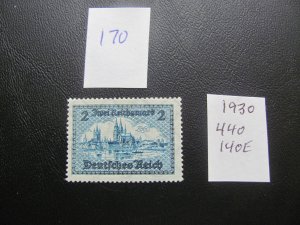 Germany 1930 MNH  SC 387 SET VF/XF 140 EUROS (170)