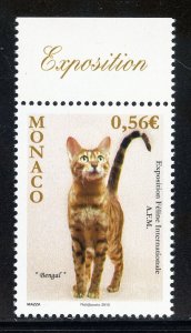 Monaco 2566 MNH,  2010 Intl. Cat Show Issue from 2009.