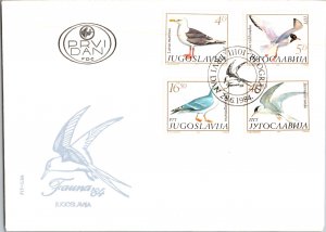 Yugoslavia, Worldwide First Day Cover, Birds