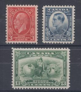 Canada Sc 192-194 MNH. 1932 Imperial Economic Congress cplt