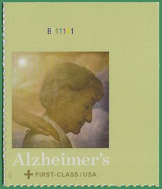 Scott B6 (49c +11c Surcharge) Alzheimer’s Disease Semi-postal P# 2017 Mint NH
