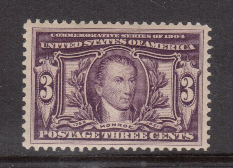 USA #325 Very Fine Never Hinged