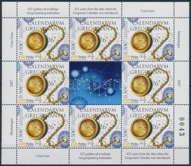 Montenegro stamp Gregorian mini sheet 2007 MNH Mi 135 WS183301