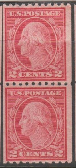 U.S. Scott #488 Washington Stamp - Mint Pair - IND