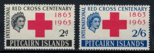 Pitcairn Islands - 1963 SG34-35 Red Cross Issue - MLH