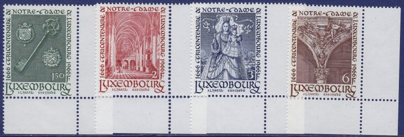 Luxembourg - 1966 - Scott #436-439 - MNH - Notre-Dame de Luxembourg