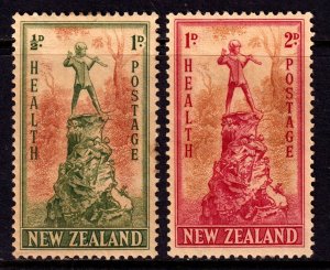 New Zealand 1945 Health Complete Mint MH Set SG 665-666