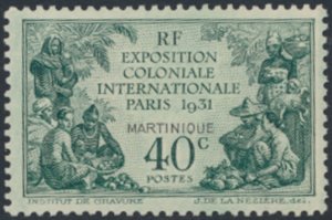 Martinique    SC# 129  MH  Colonial Exposition   see details & scans