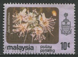 STAMP STATION PERTH Malacca #84 Flower Type State Crest Used  1979