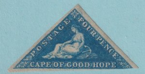 CAPE OF GOOD HOPE 4 SG 6a 1855 MINT HINGED OG*  NO FAULTS VERY FINE!