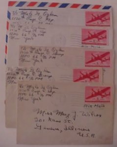 US APO 66 JY 1946 X 4 ERLANGE GERMANY