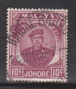 JOHORE Scott # 138 Used