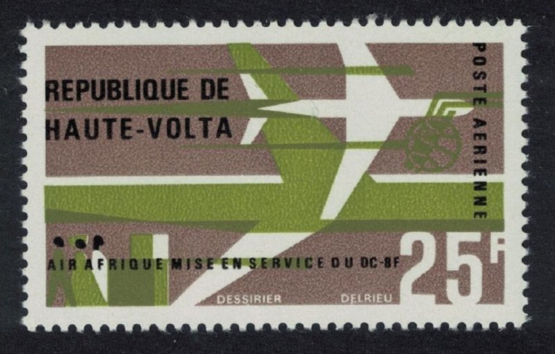 Upper Volta Inauguration of DC-8F Air Services 1v 1966 MNH SG#200